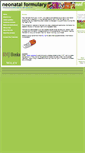 Mobile Screenshot of neonatalformulary.com